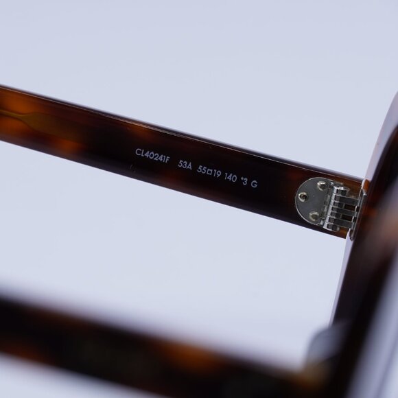 ?️ New Celine CL40241F 53A Sunglasses - Medium Havana Frame, Smoke Lenses main image 5